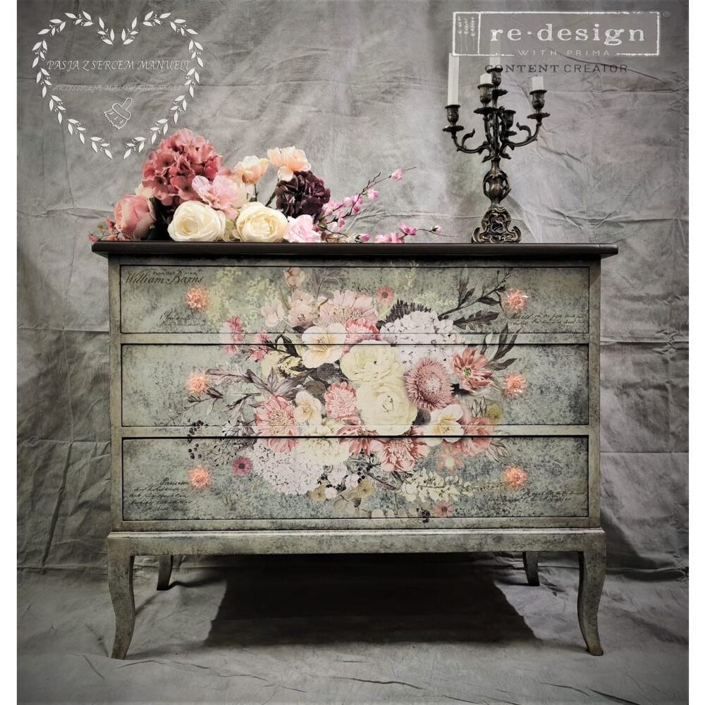 Re Design by Prima Transfer Sticker Life in Full Bloom 24x35" Spring Florals